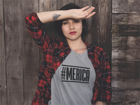 JULY 4TH - #MERICA TEE