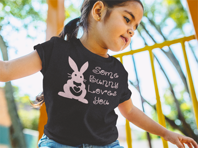 Some Bunny Loves You Kids Tee