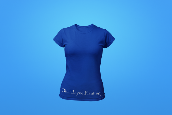 Woman's Crew Neck Shirt - Blue
